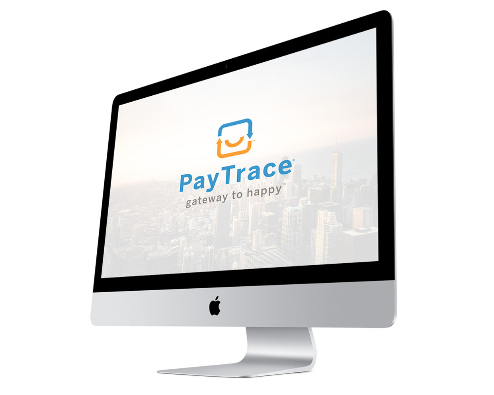 PayTrace Logo on Computer Screen